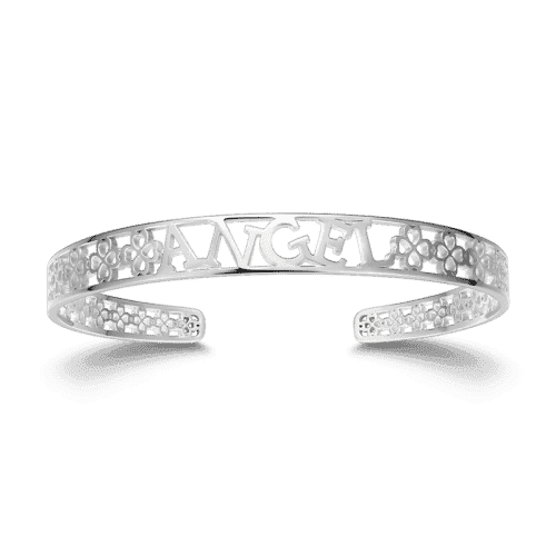 Angel Bangle For Woman - Silver