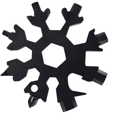 18 In 1 Stainless Steel Snowflake Wrench Multi Tool