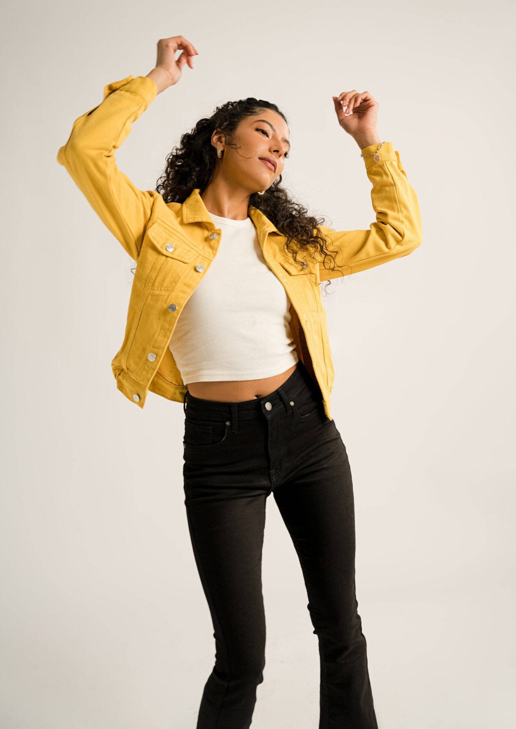 Rivvet Jeans - Oversized Yellow Denim Jacket
