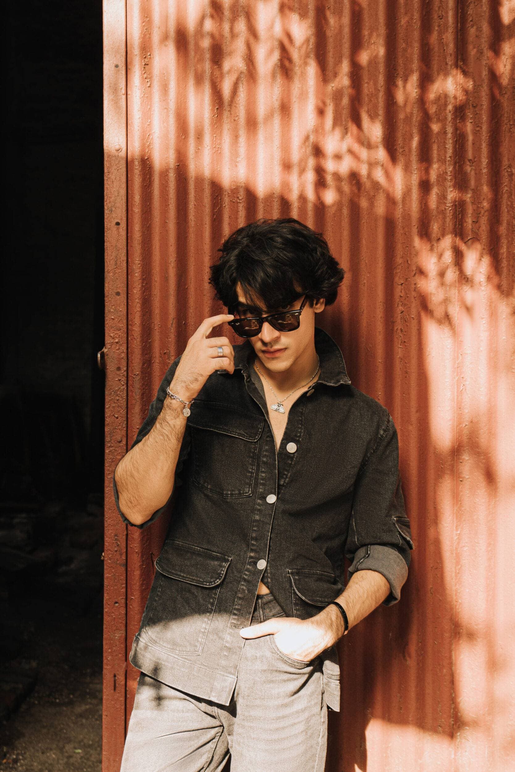Rivvet Jeans - Black Denim Over Shirt