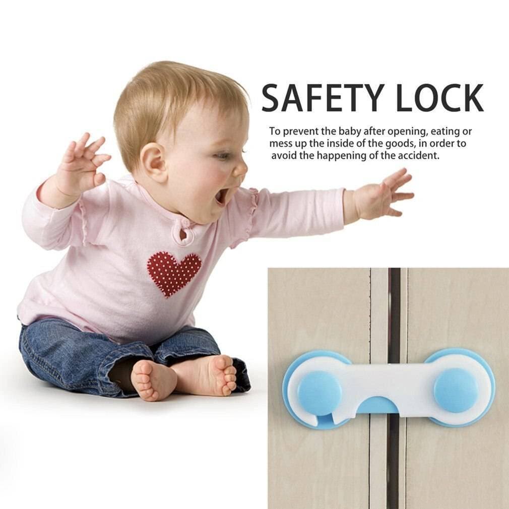 Child Proof Baby Safety Lock For Cabinets, Drawers - Pack of 2