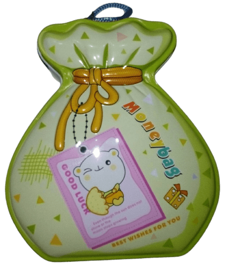Small Green Money Box For Kids