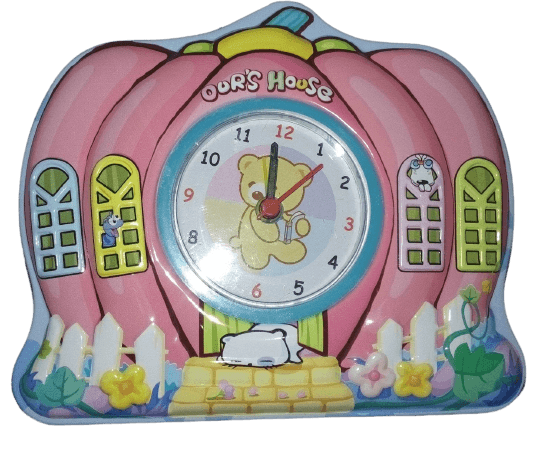 House Clock Money Box For Kids
