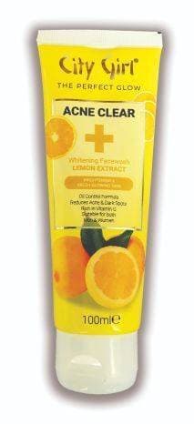 City Girl Lemon Acne Clear Facewash - 1-Piece