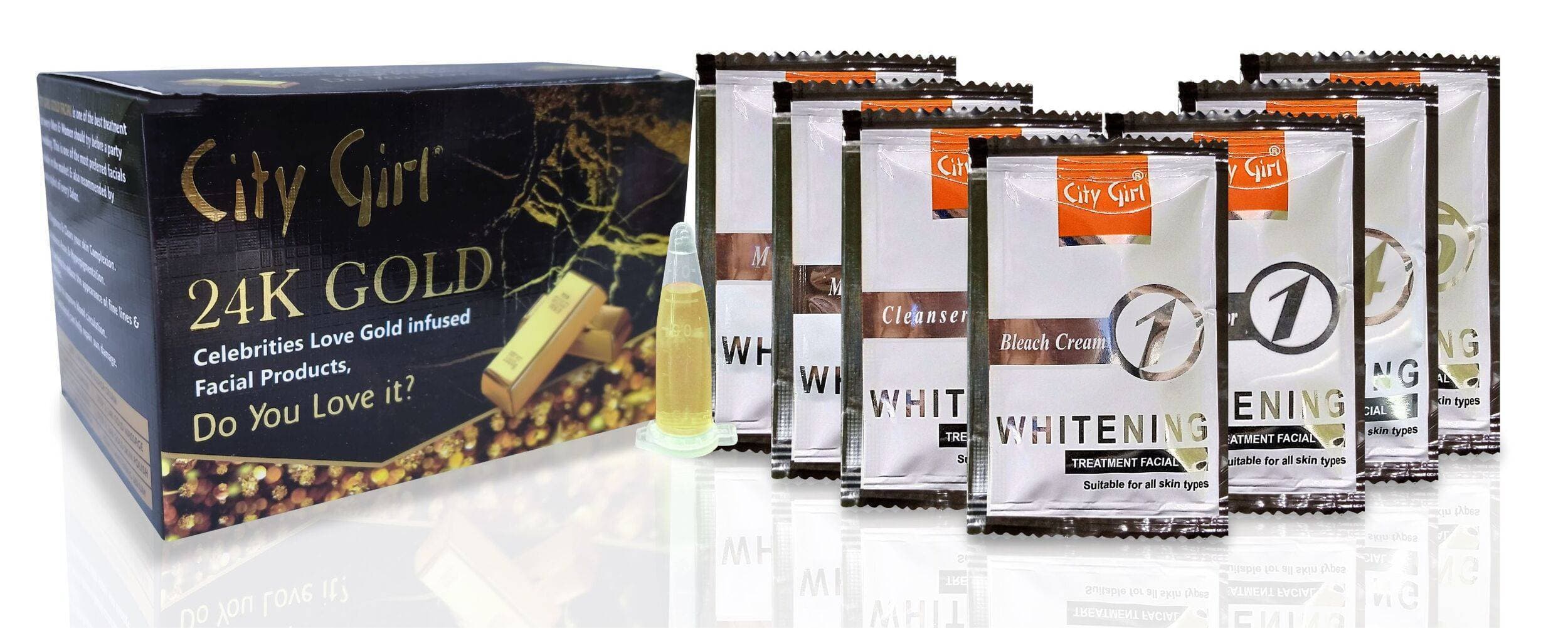 City Girl Gold 7 Steps Sachet Facial Kit