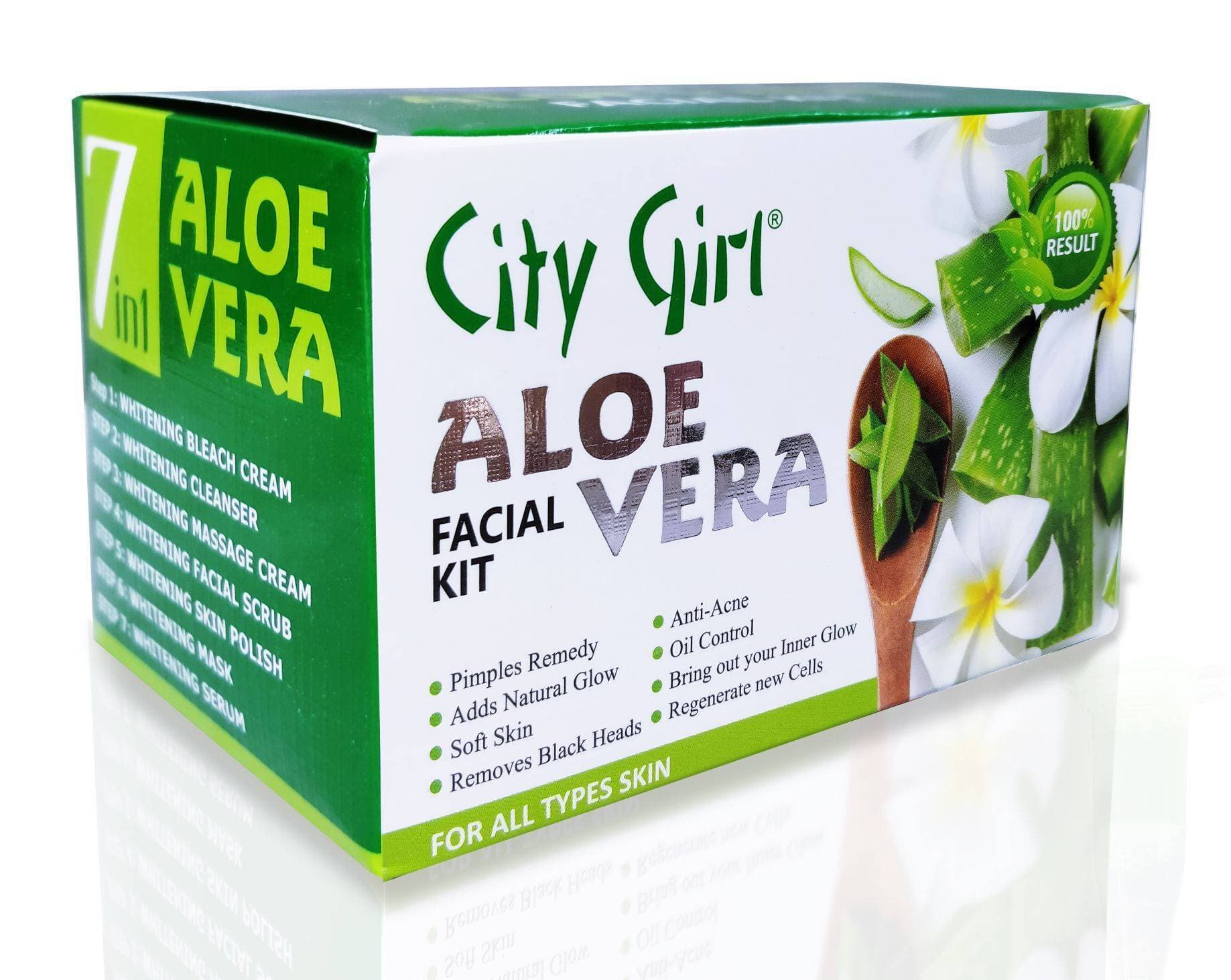 Aloe Vera Facial 7 Steps Sachet Kit
