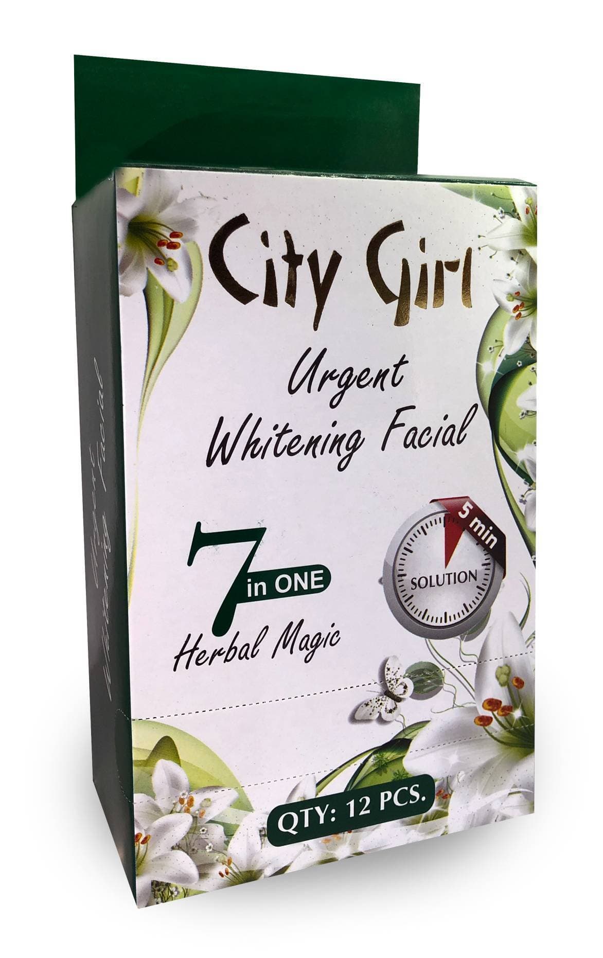 7 In 1 Urgent Whitening Facial Sachet 12 Pcs Master
