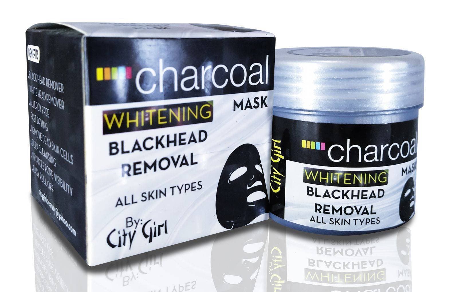 Charcoal Peel Off Mask Jar - 1 Pack