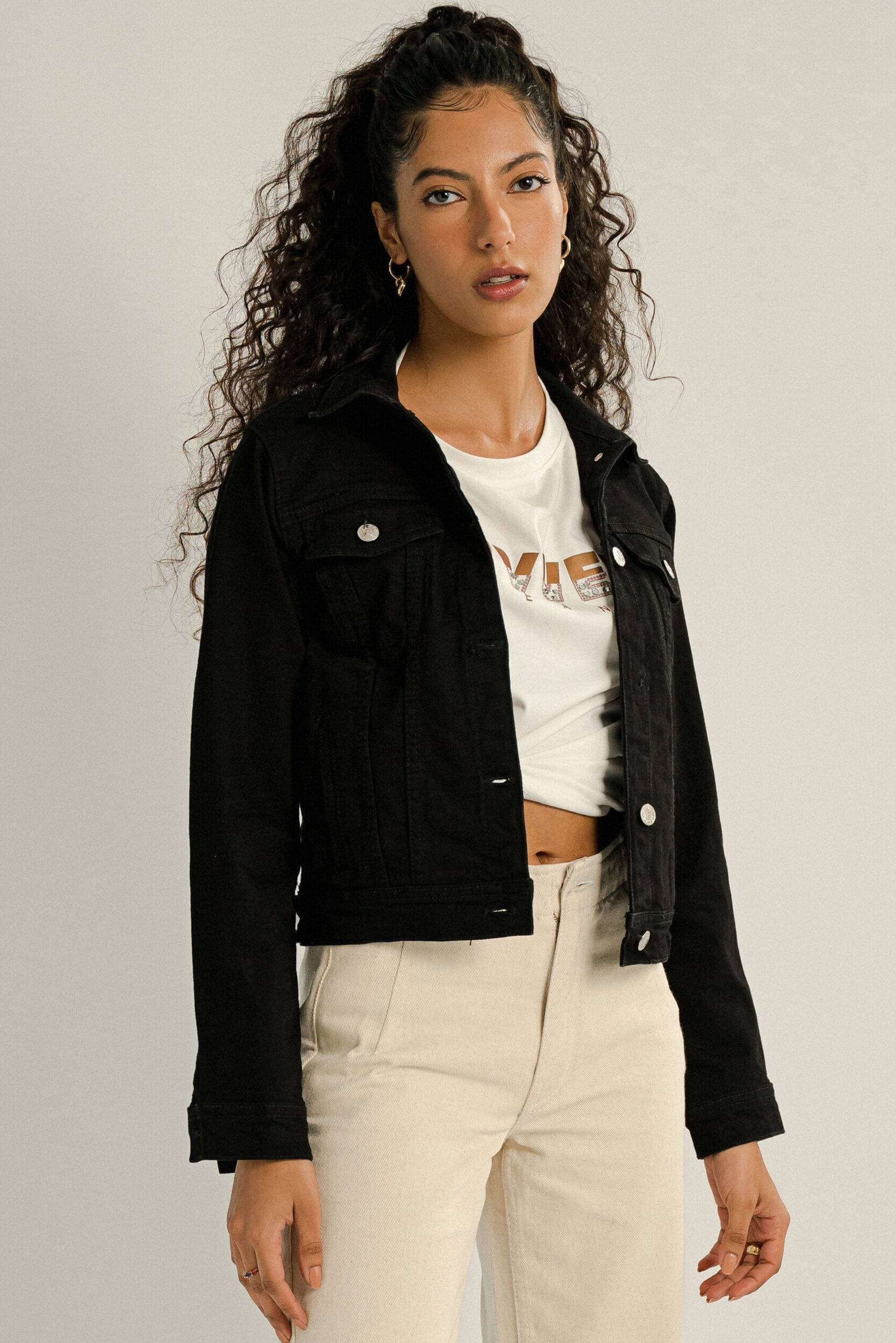 Rivvet Jeans - Regular Black Denim Jacket