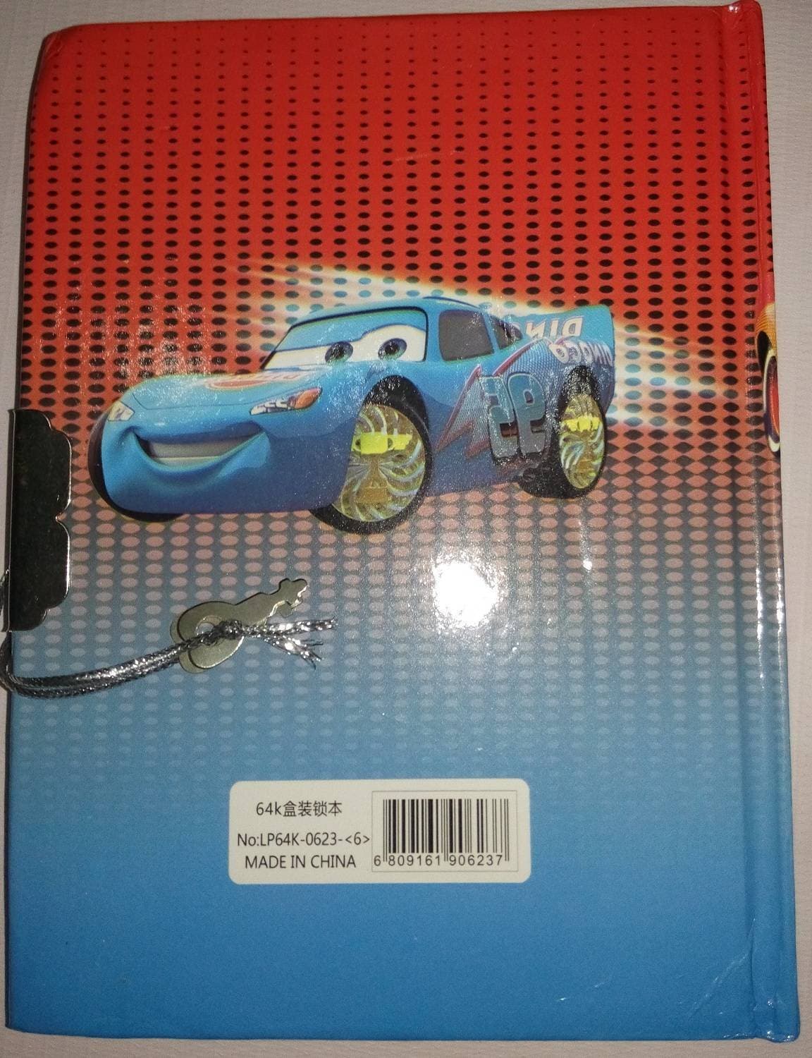 Cars Fancy Lock Diary - Mini TR14312018