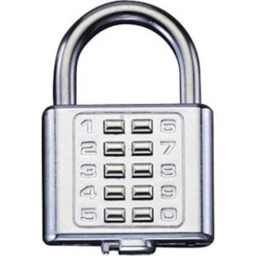 8 Digit Push Button Combination Security Padlock For Doors Code Lock