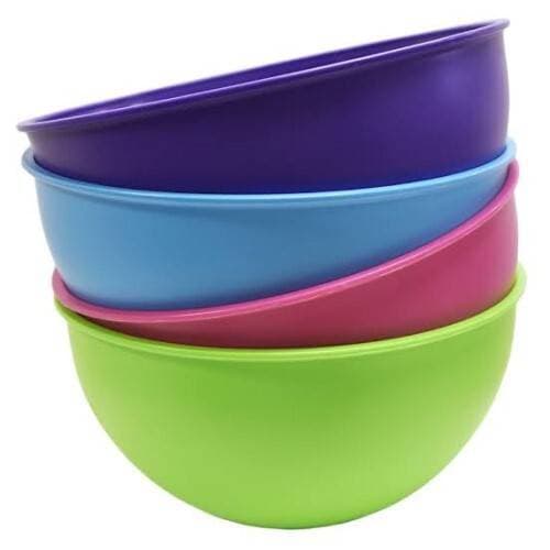 Pack Of 4 PCS Multicolor Bowls Cheap Plastic Body
