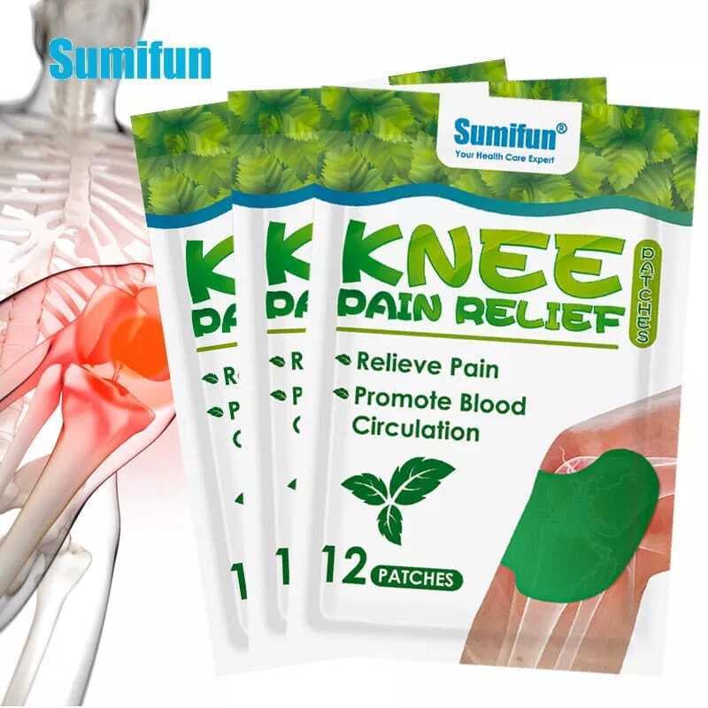 Sumifun Knee Pain Plaster Sticker Wormwood Extract - Pack of 5 Bag