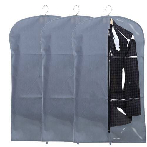 Home Clothes Garment Cover Case Dustproof Storage Bags - Pack Of 3 Pieces