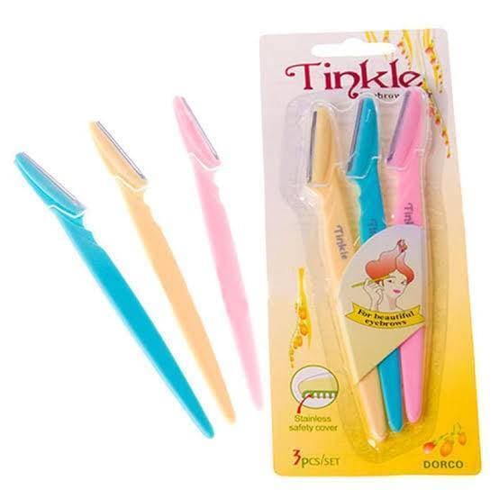 Tinkle Women Eyebrow Razor 3 Pieces