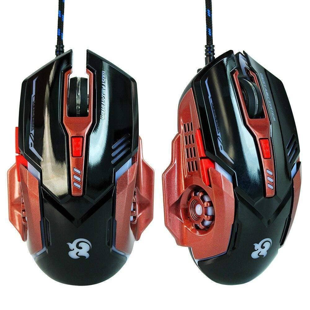 Wired PC Gaming Mouse 6 Button 2400 DPI