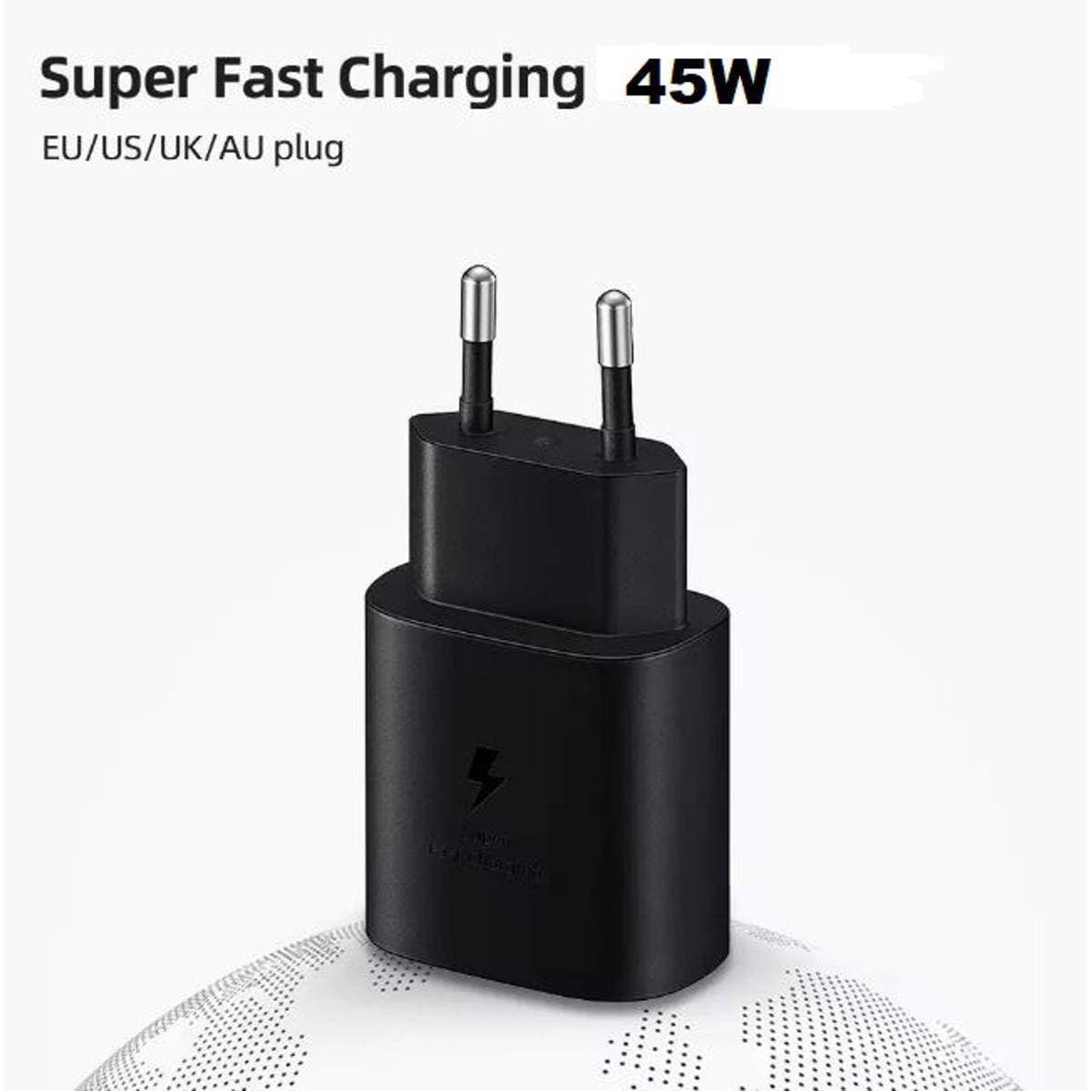 Samsung 45W PD Adapter USB-C - EP-TA800 - Black