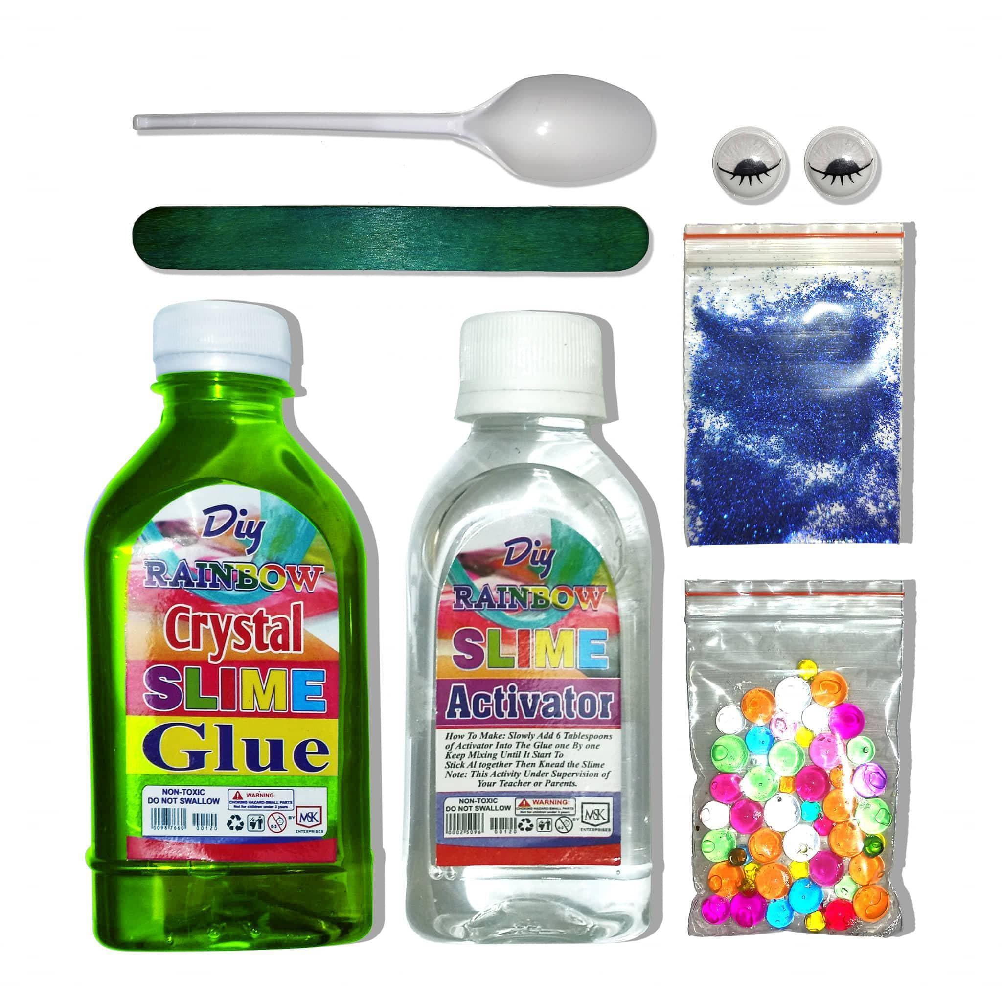 8 in 1 Multicolor DIY Slime Kit For Kids - Pack of 1 Kit