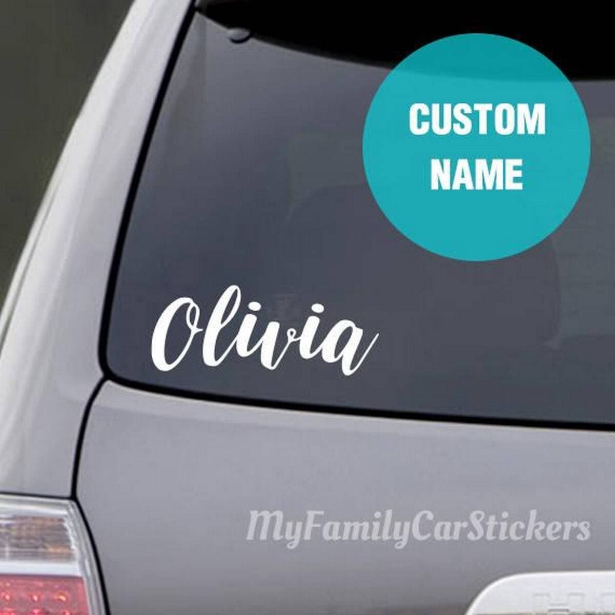 Custom Car Name Sticker Write Your Name On Car