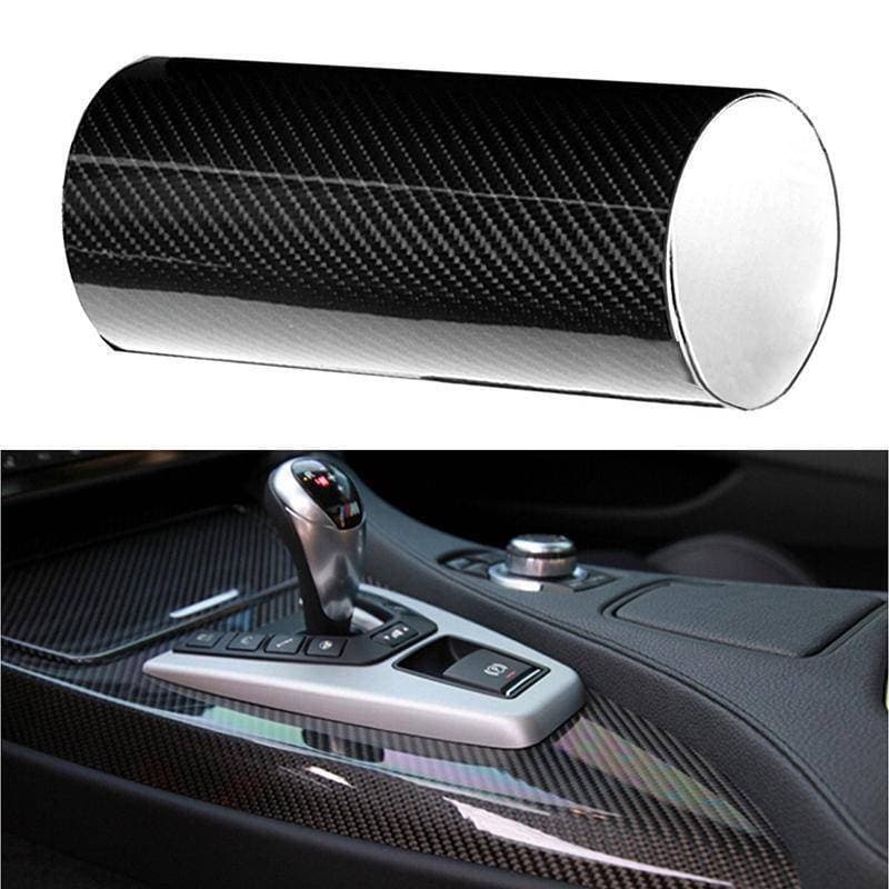 Car Styling 30 X 58 Cm 5D Carbon Glossy Warp Motorcycle Car Stickers