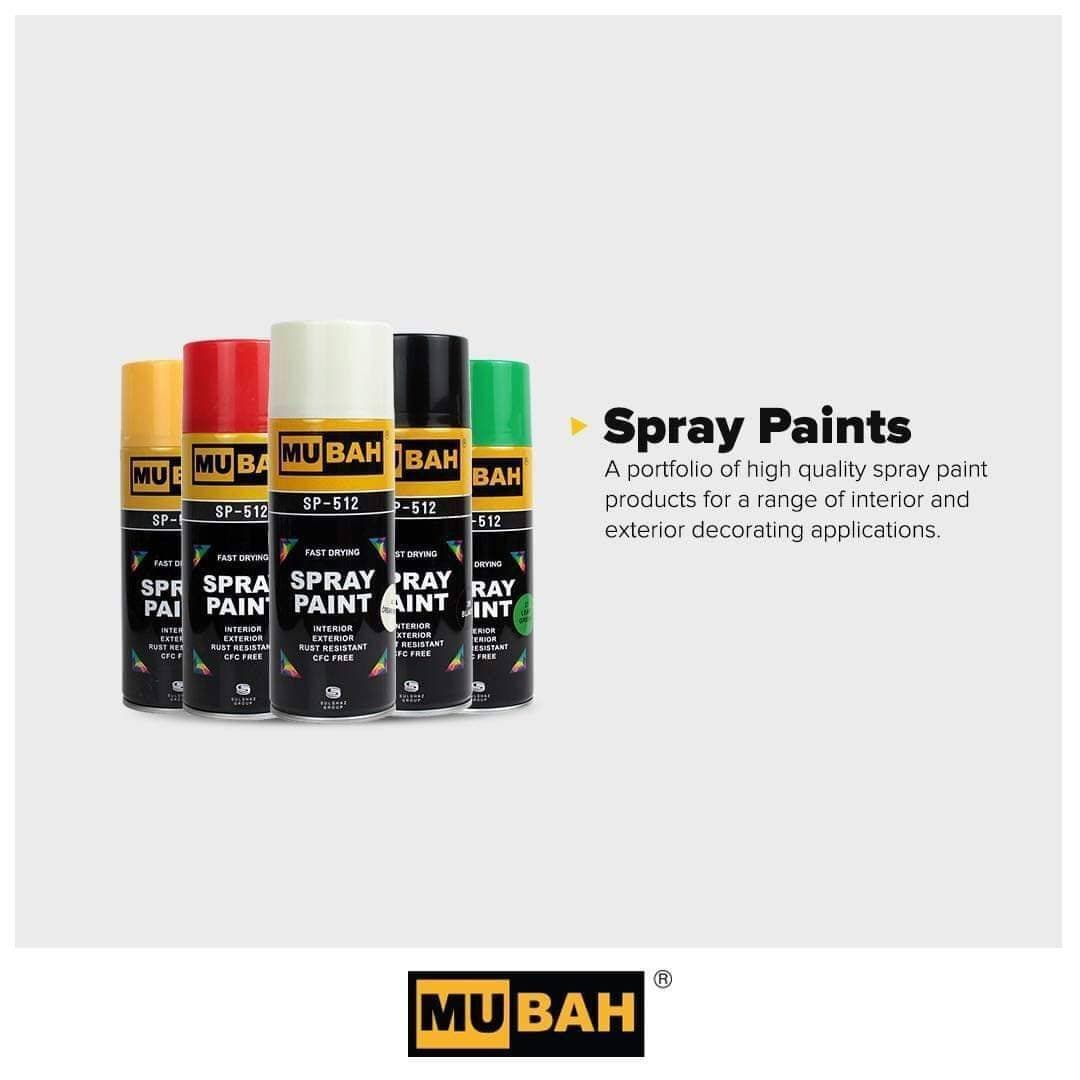 Multipurpose Aerosool Paint Spray Bottles - 300G - Pack Of 10 Bottles