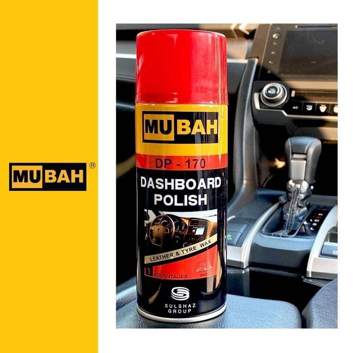 Car Dashboard Polish Spray Mubah Superior Quality