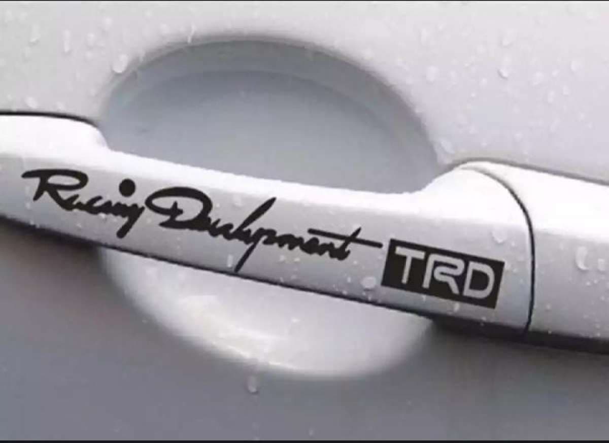 Multiuse Racing Development TRD Sticker For Laptops, Cars & Mobiles  - 1 Piece