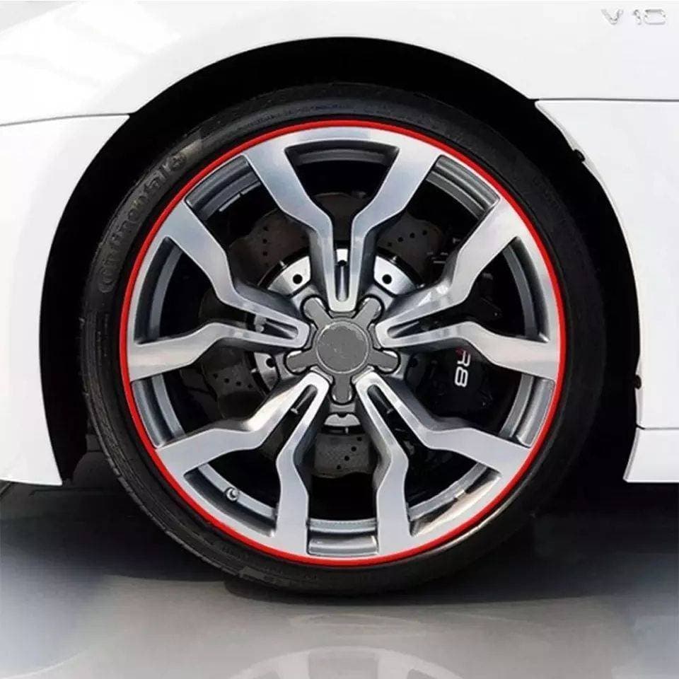 Front Rear Rim Decoration Wheel Reflector Stickers - Pack of 12 Sticker