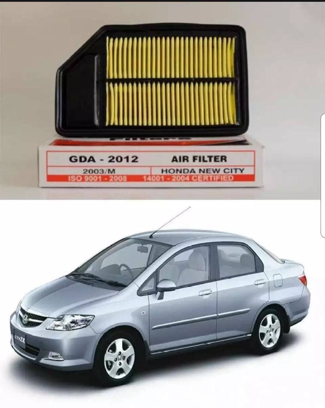 Honda City GDA2012 Air Filter For 2003 To 2008 Models