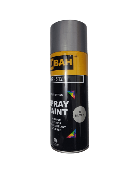 Aerosool Spray Paint Pure Silver Colour Gray 300Gm