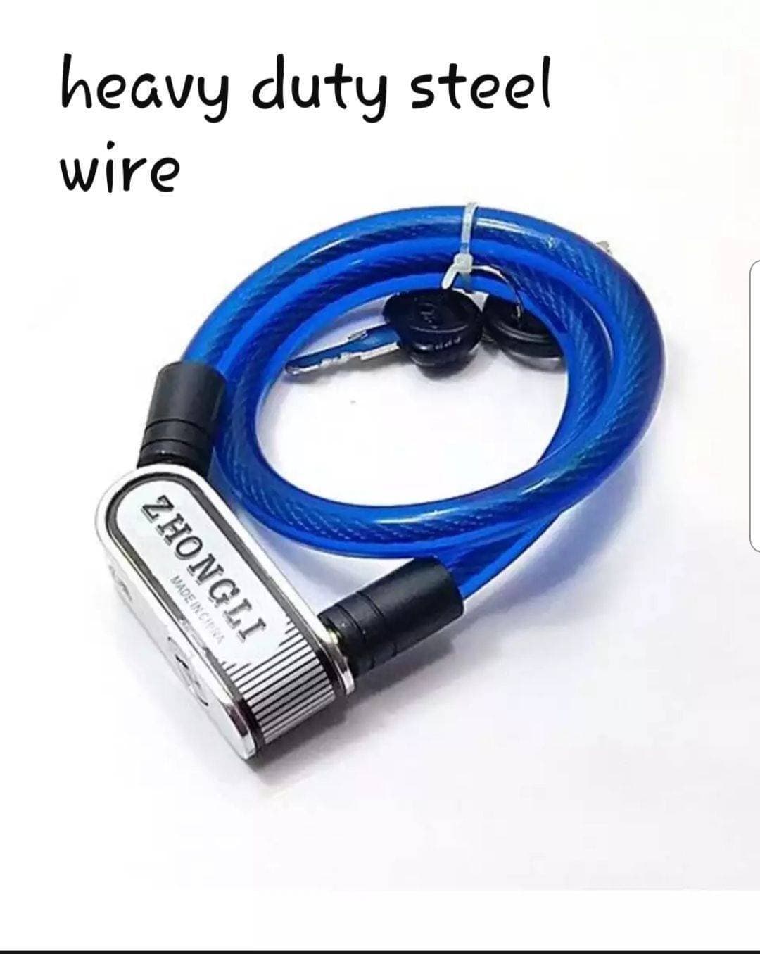 Zhongli  Heavy Duty Wire Lock For Bikes And Bicycles Wirelock