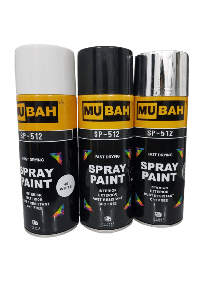 Multipurpose Aerosool Paint Spray Bottles - 300G - Pack Of 3 Bottles