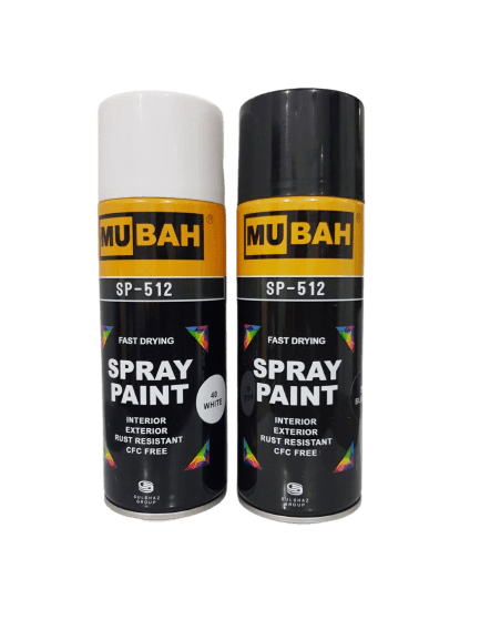 Multipurpose Color Aerosool Paint Spray Bottles - 300G - Pack Of 2 Bottles