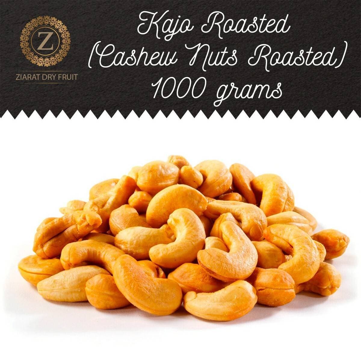 Fresh Roasted Cashew Nuts - Pack of 1KG Kajo