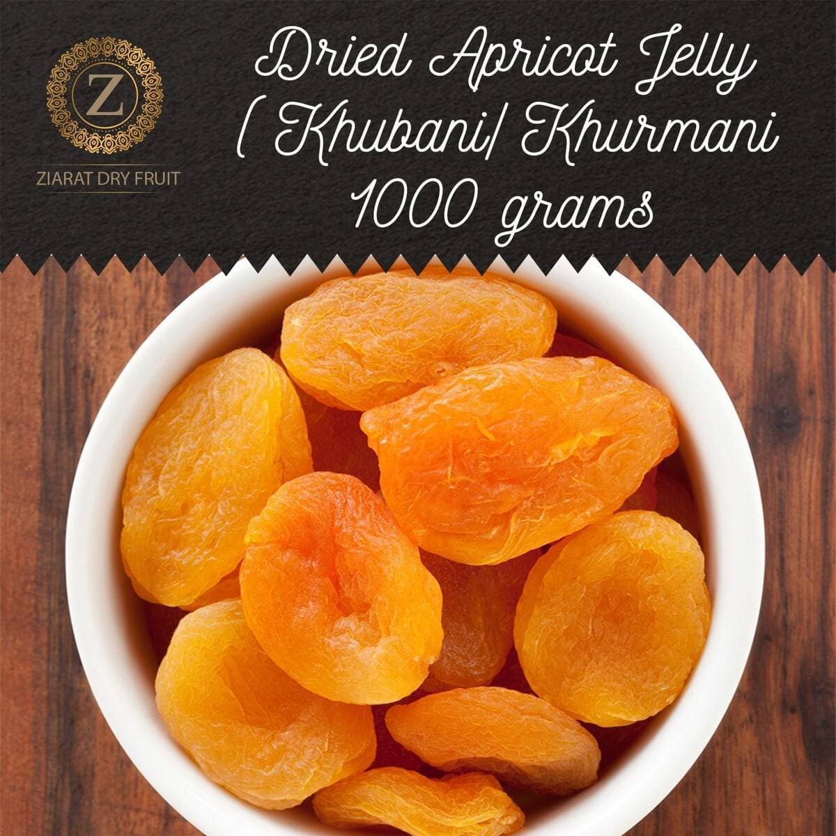 Fresh Dried Apricot Jelly - Pack of 1KG Khubani