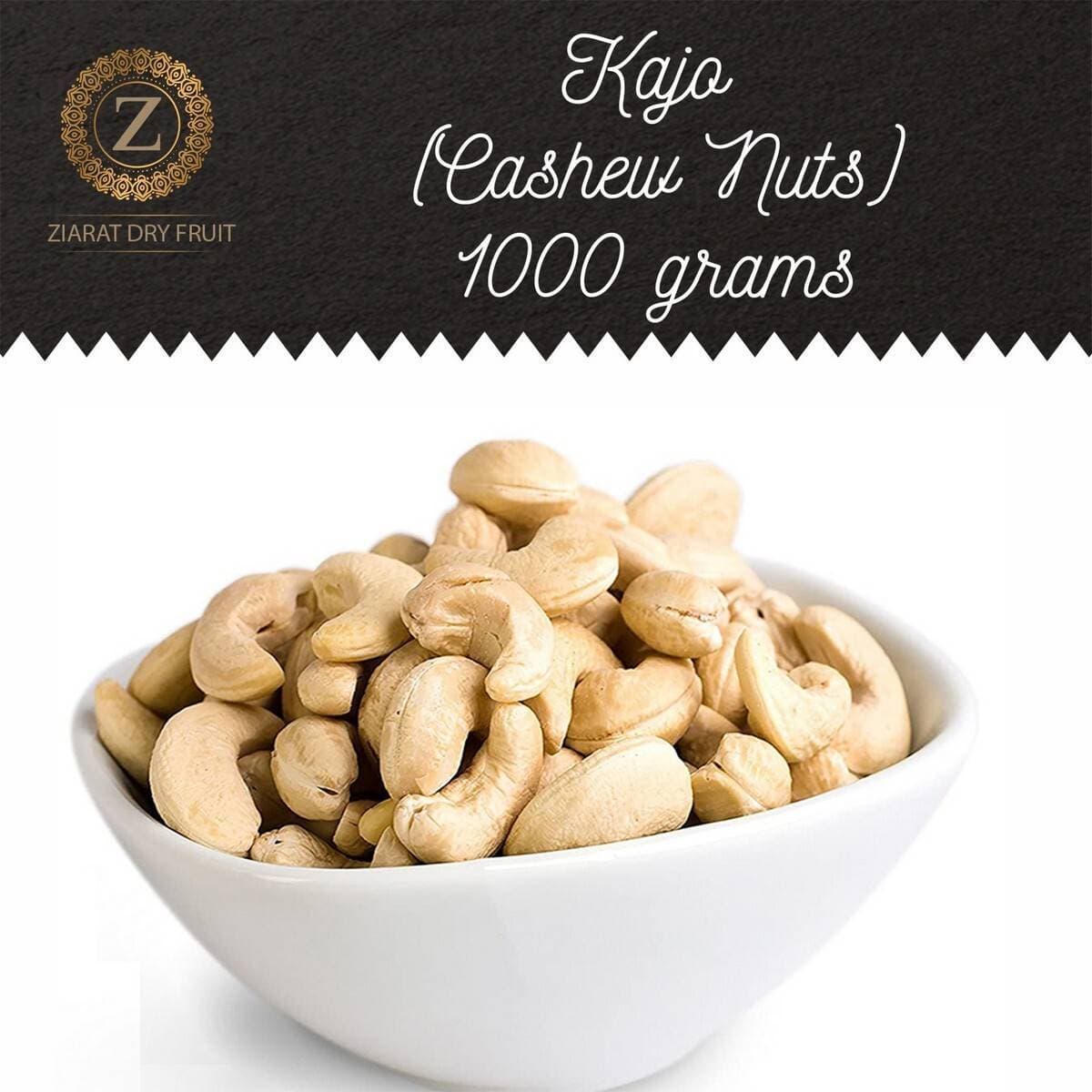 Fresh Cashew Nuts Dry Fruit - Pack of 1KG Kajo