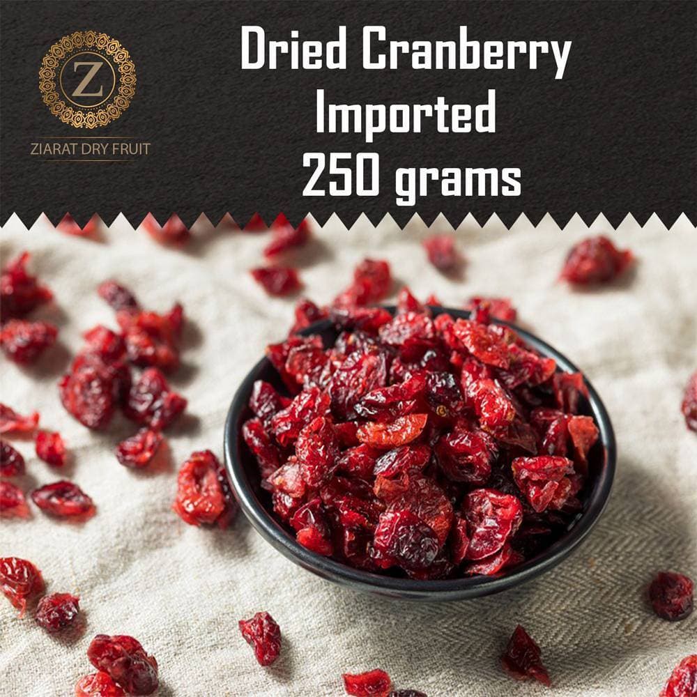 Fresh Dried Cranberries For Healthy Body - Pack of 250 Grams