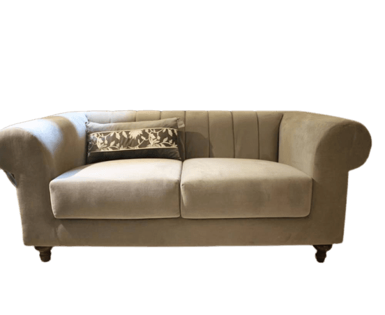 2 Seats Thick Hockey Arm Sofa - 1 Piece