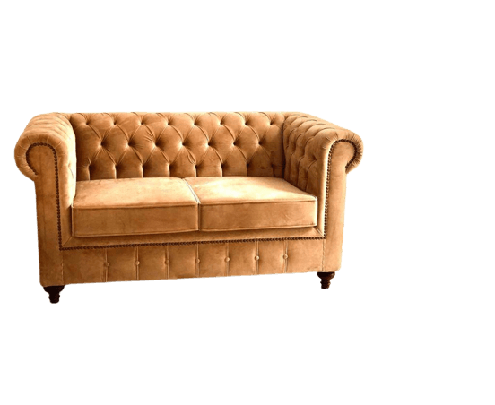 2 Seat Vintage Chesterfield Sofa home N style - 1 Piece