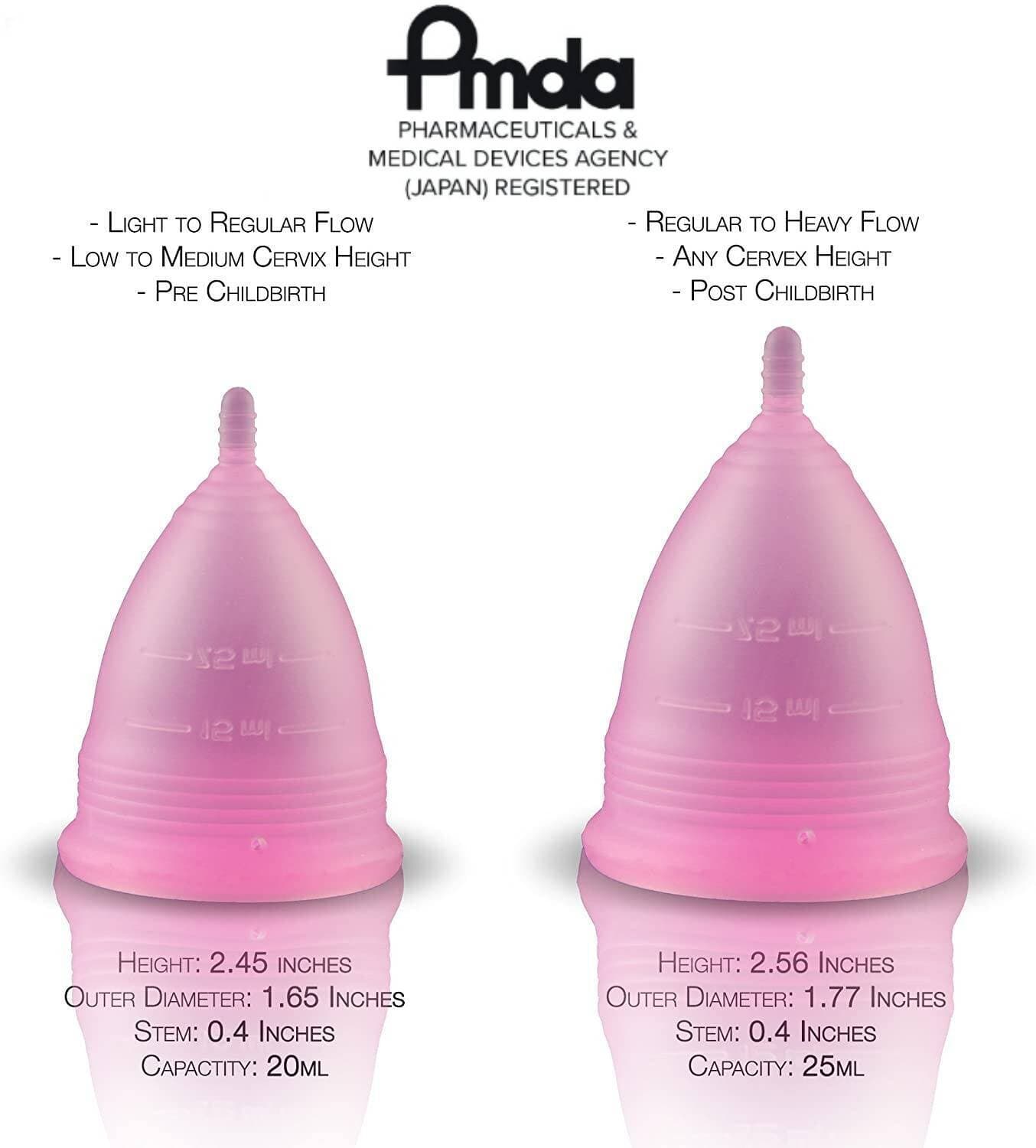 Softer Reusable Menstrual Period Cup  - 1 Piece