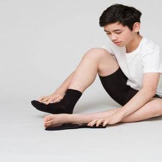 Pack Of 12 Black School Sock