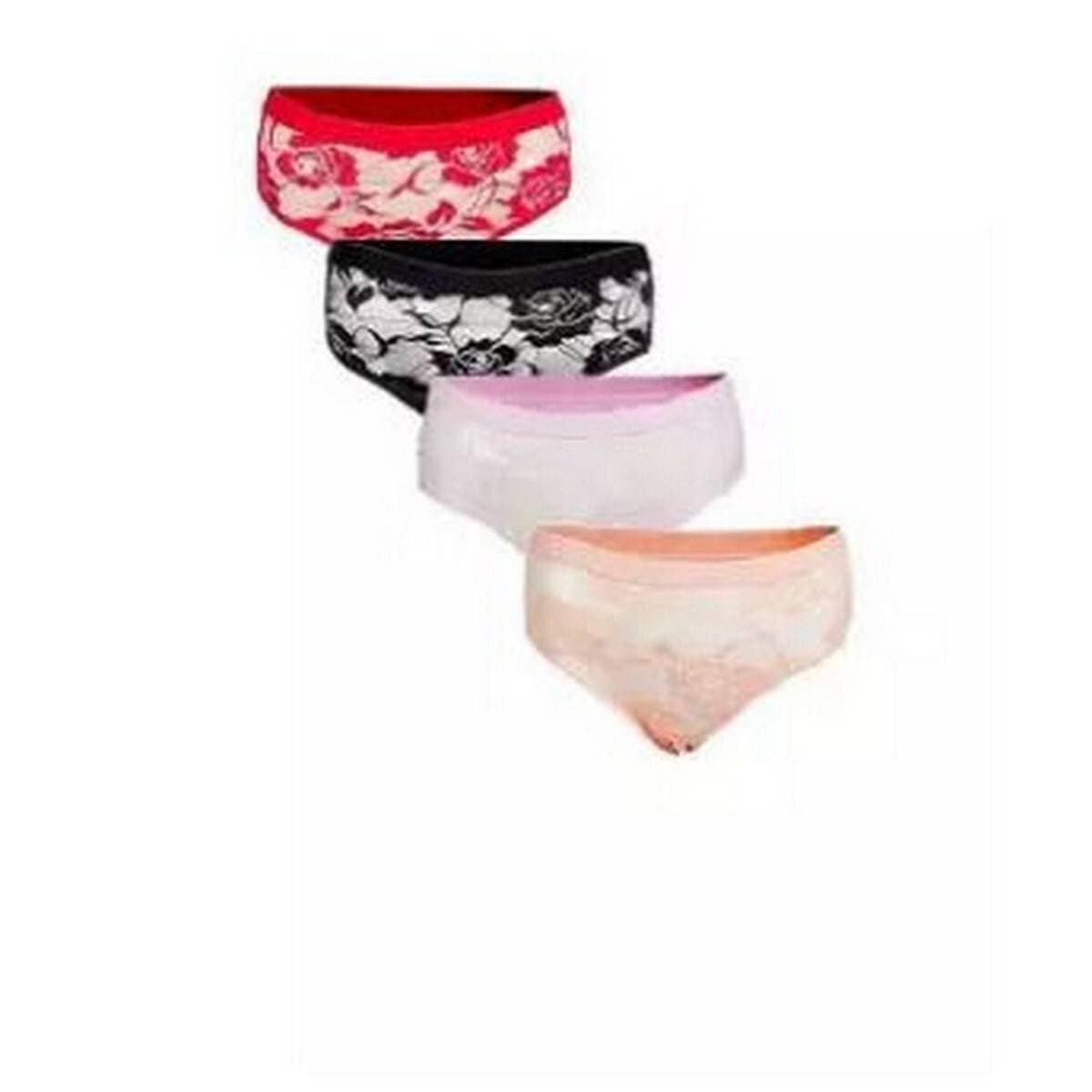 Pack Of 5 -Cotton Multicolor Brief Under Wear Panty For Girls