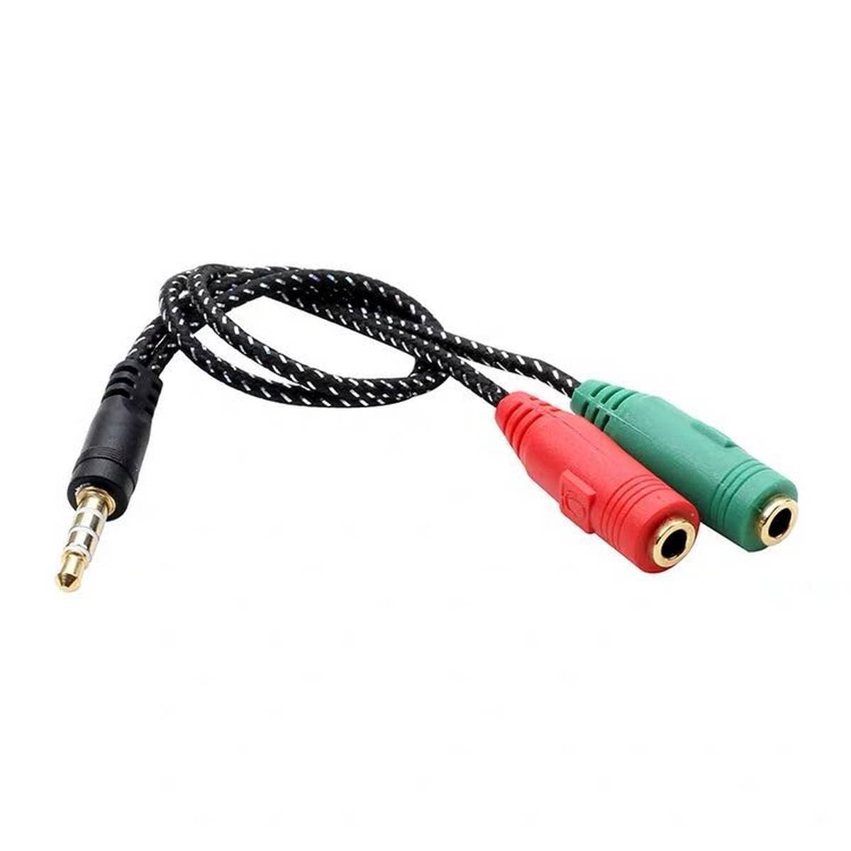 Pack Of 3 Audio Stereo Plug Adapter Cable Spliter Connector - 3.5Mm