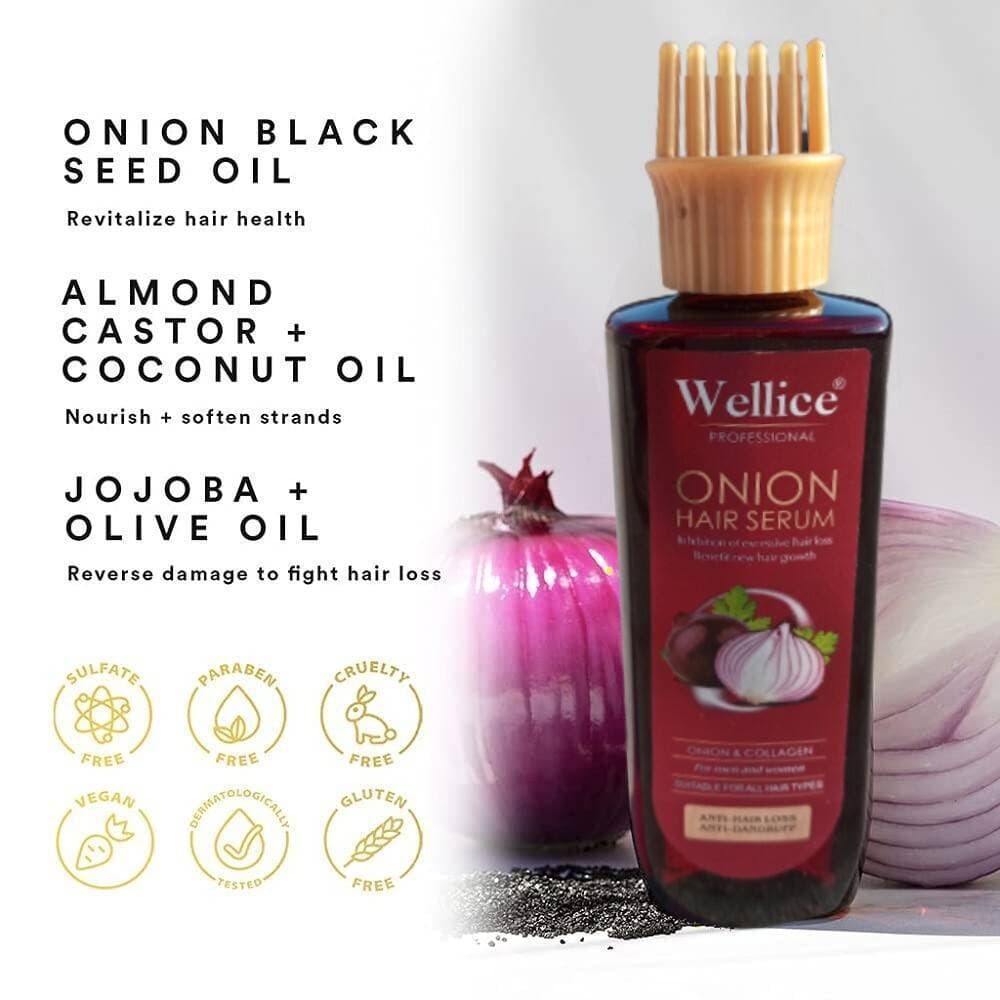 Wellice Original Onion Hair Serum Restore Hair 150ml