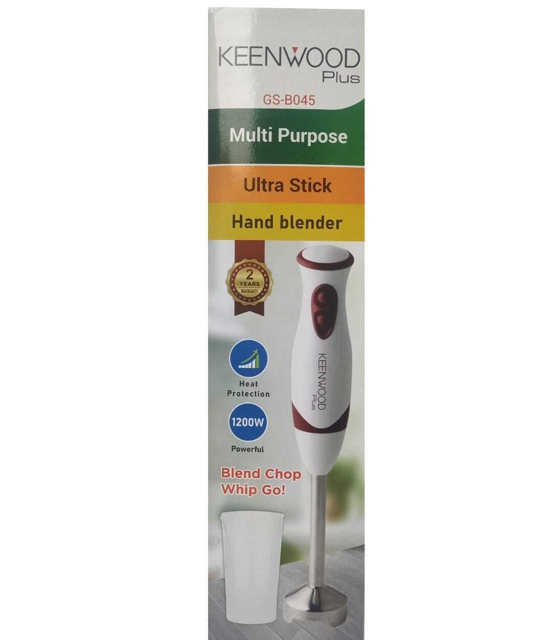 Heavy Duty Full Stainless Steel Body Hand Blender Stick Mixer With Bowl 1200W