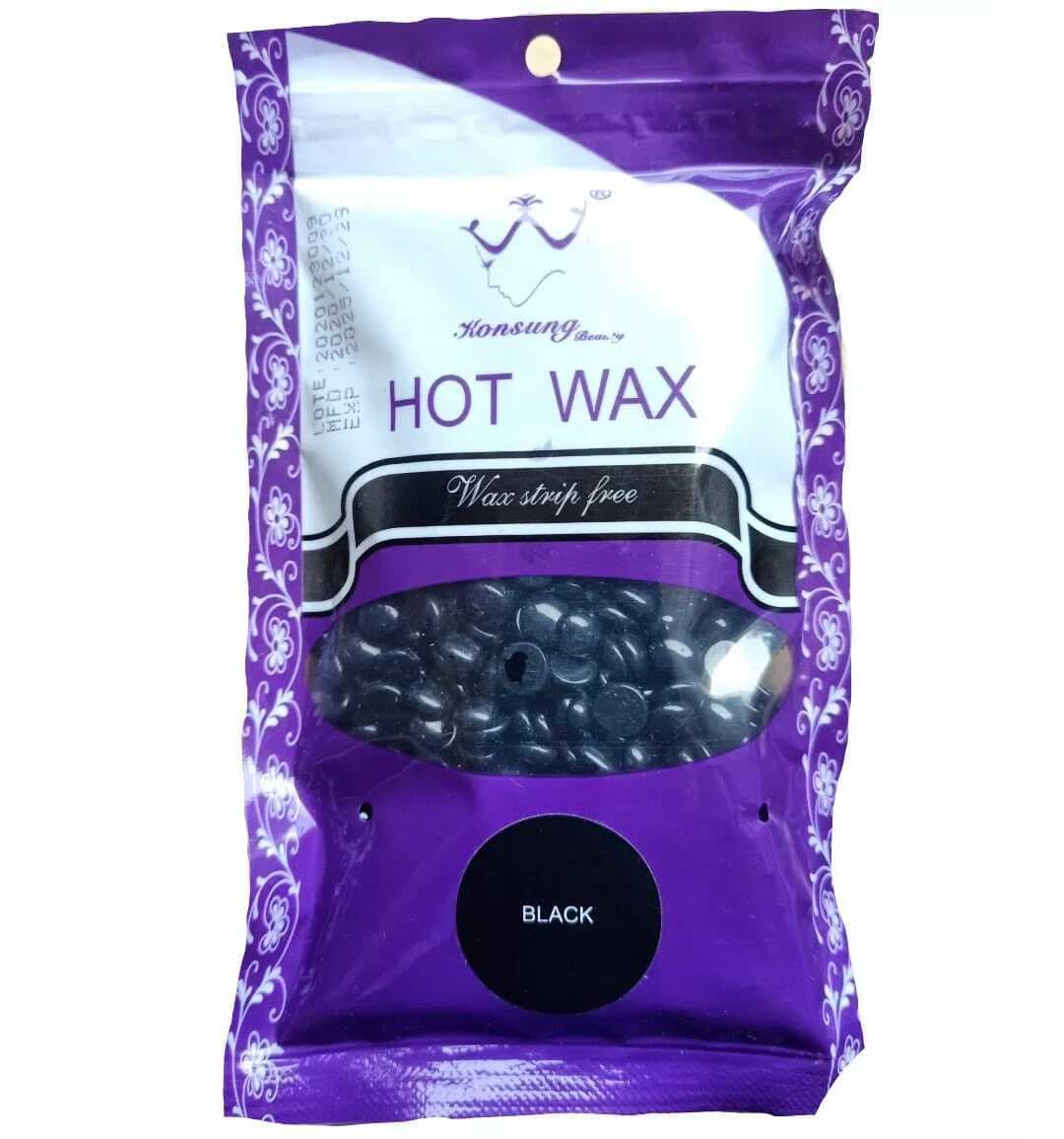 Konsung Hard Hot Wax Beans 100G Black