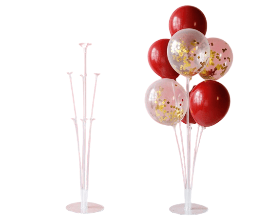 7 Tubes Balloons Holder Column Stand Balloon Stand Kit