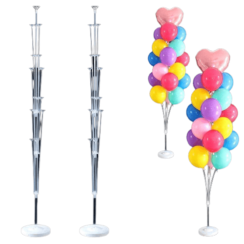 Set Of 2 Balloon Column Stand Kit 5.3 Ft