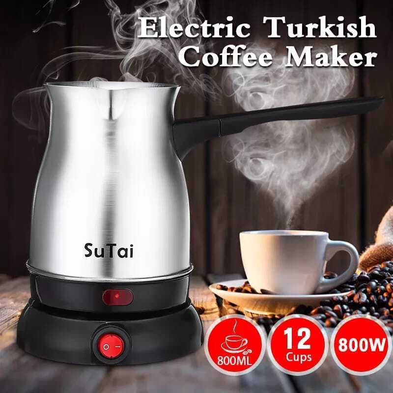 Kitchenware 800Ml 800W Electric Turkish Greek Coffee Maker Turkey Coffee Pot