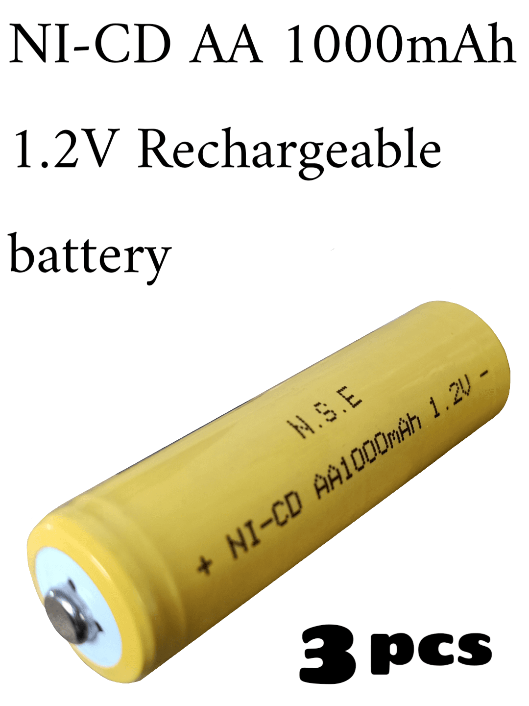 Rechargeable Battery For Trimmer Shaver Epilator 3 Pcs